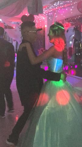 Fiesta de quinces con mi familia