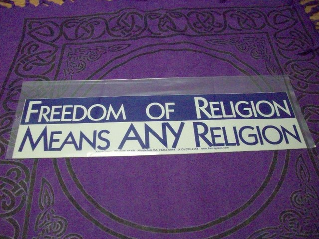 Freedom of religion provided for the First amendment had to be provided for all States