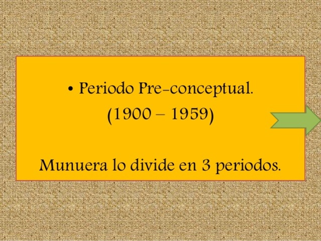 PERIODO PRE-CONCEPTUAL