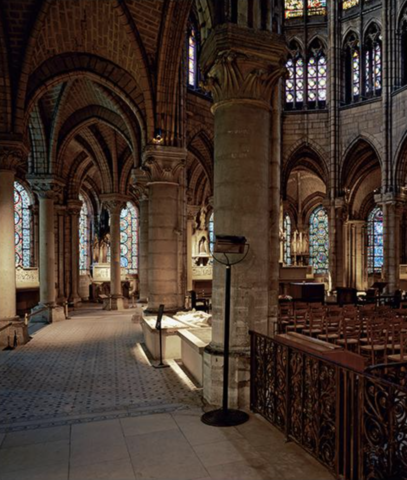 Church of Saint-Denis, Abbot Suger, Gothic, 1140 C.E.