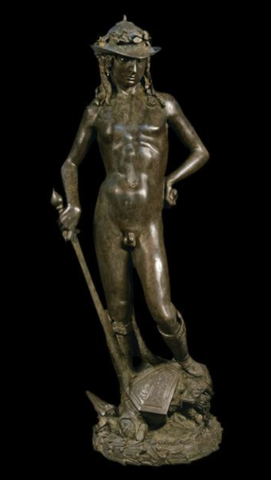 David, Donatello, Renaissance, 1446 C.E.