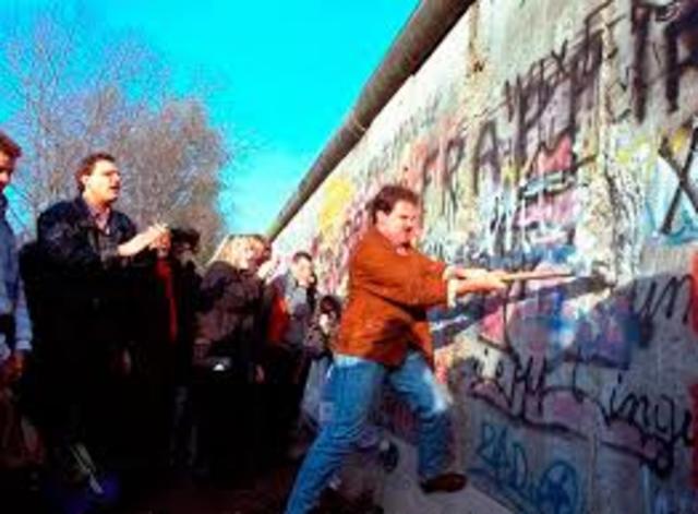 caída del muro de Berlín