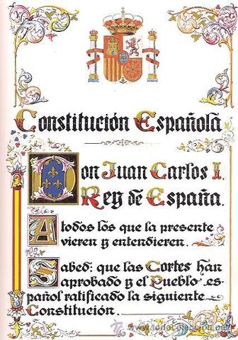 Aprobación da constitución española