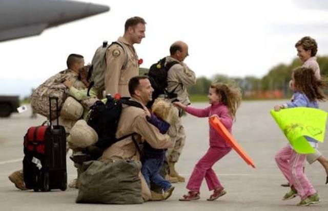 Regreso de los héroes de la guerra