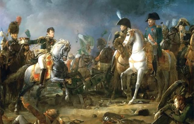 Los países de Europa vencen al General Napoleón.