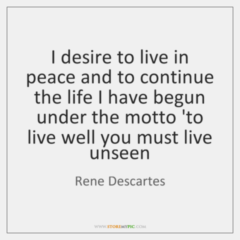 Published "Principles of Philosophy"