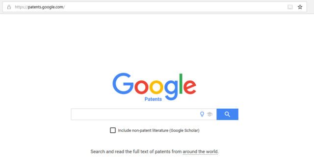 Google patent search