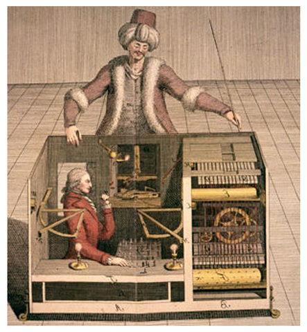 Aparición del "autómata, El turco"