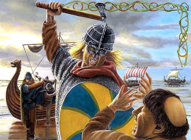 Raid on St. Cuthbert's Monastery