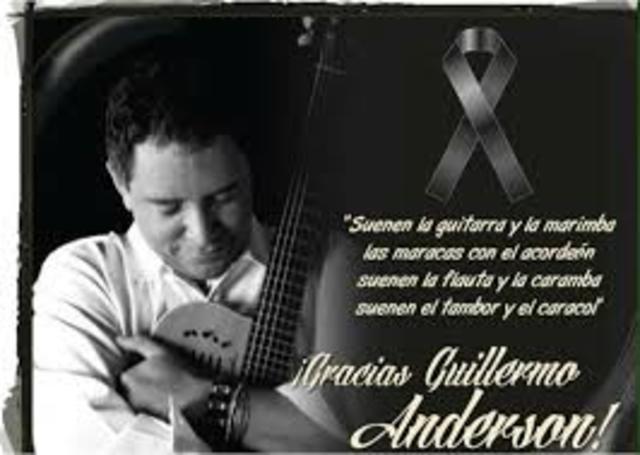2016 Fallecimiento Guillermo Anderson