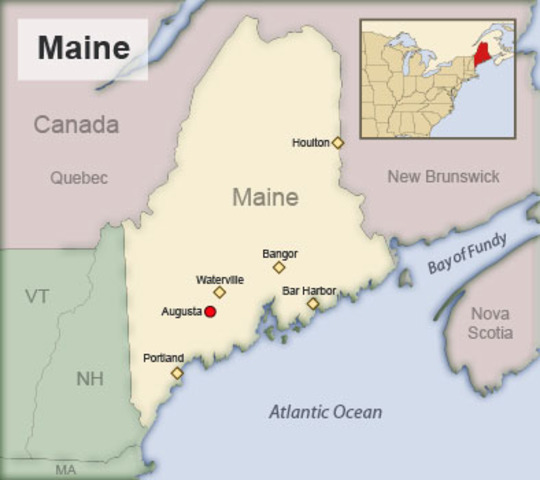Maine Bans Alcohol