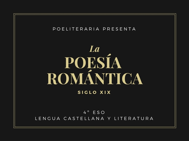 poesía romántica
