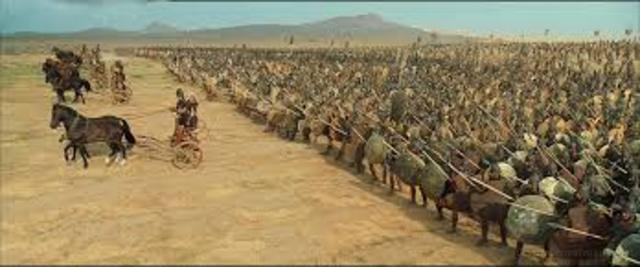 "La guerra de Troya".