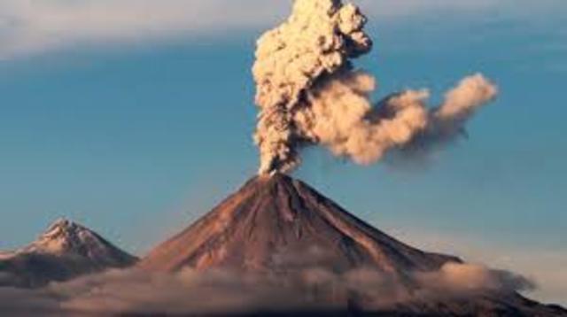 erupción del volcán galeras.