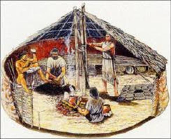 Reconstrucción de la cabaña calco lítica de La Alameda