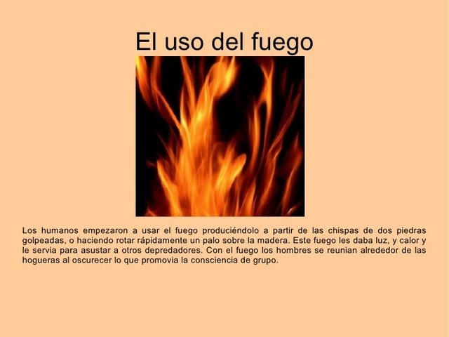 Descubrimiento del Fuego