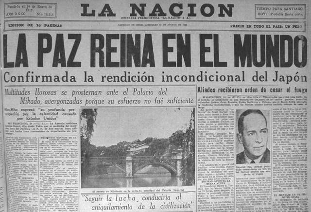 Fin de la segunda guerra