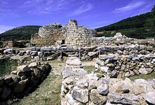 Isla de Cerdeña 1000 A.C.