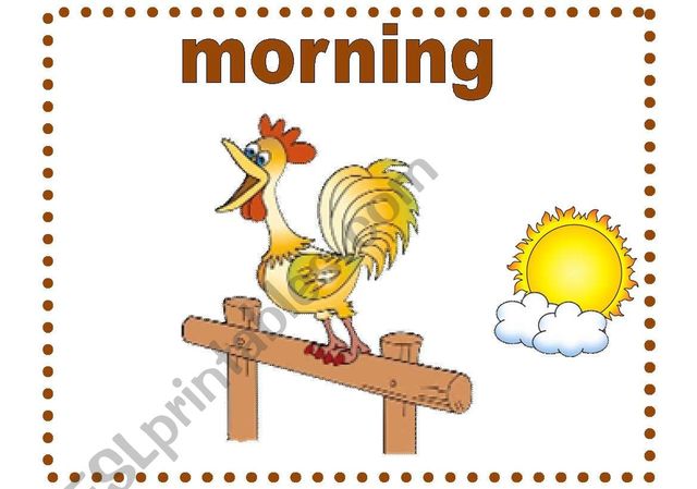 Saludando al Gallo con "Buenos Días"