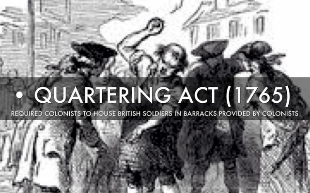 Quartering Act 1765