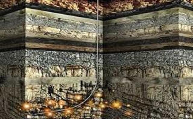 La energía producida por los brazos del hombre algún día brotara desde la profundidades de la tierra, hace mas de 100 millones de años se ha almacenado la energía en las profundidades por causas de millones de vegetales, gases, carbono y el petroleo