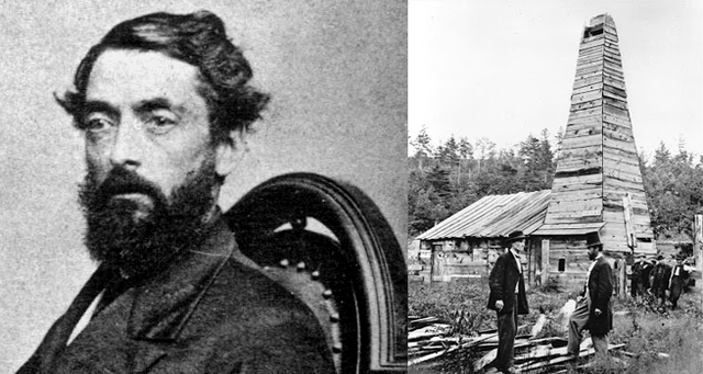 El petroleo de descubre por el señor Edwin L Drake y empieza la era del hombre que rompe la cadenas del tiempo.