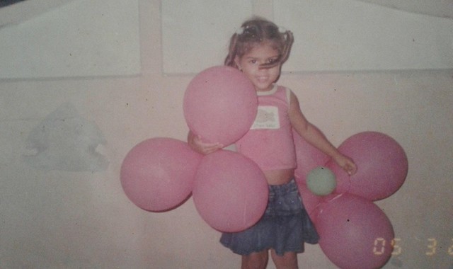 en una fiesta de una amiga