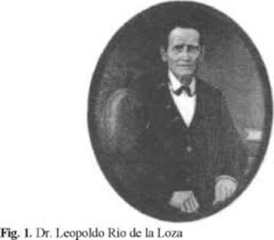Leopoldo Río de la Loza publica Introducción al estudio de la química.