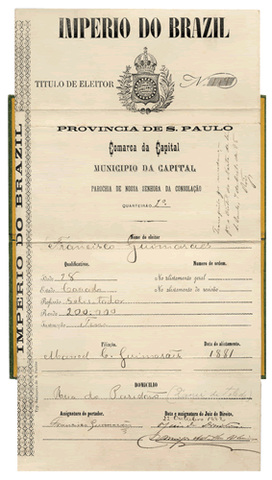 1° título eleitoral - Lei Laraiva