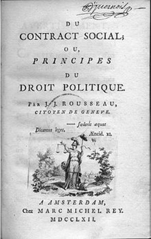 Jean-Jacques Rousseau published the Social Contract