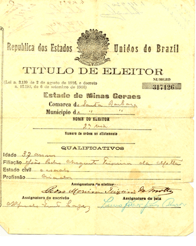 4° título eleitoral