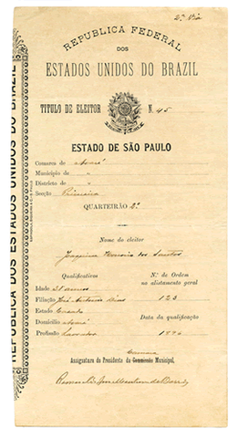 2° título eleitoral - Regulamento Lobo