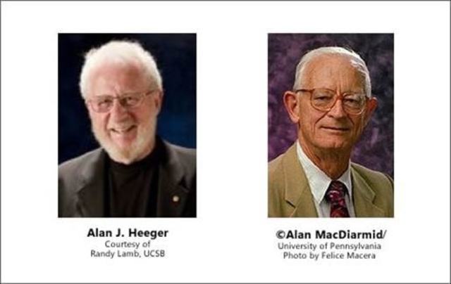 Alan Heeger y MacDiarmid
