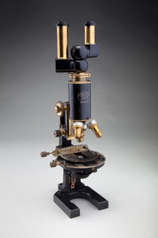 El microscopio binocular