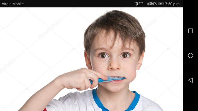 Cuando  aprendí ha lavarme los dientes