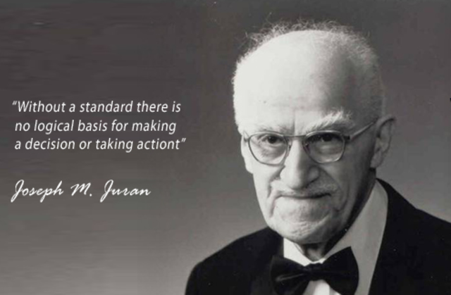 Joseph Juran amplió la aplicación del principio de Pareto a cuestiones de calidad
