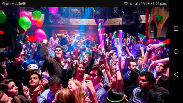 Cuando por primera vez fuí a una fiesta