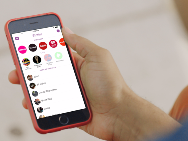 Snapchat "Stories" Launched