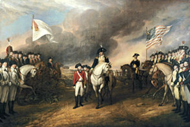 The beginning of The Battle of Yorktown