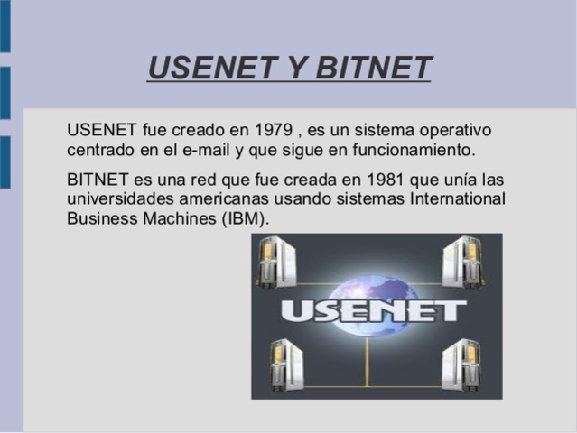 USENET Y BITNET