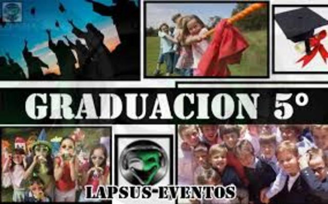 mi graduacion de quinto