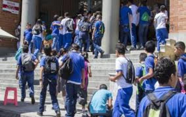 mi primer día en grado sexto