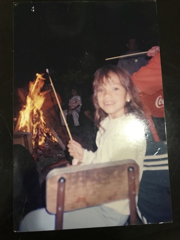 Me mandaron a mi primer campamento.