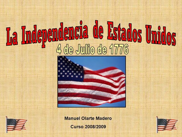 1776 AMERICA DECLARA LA INDEPENDENCIA