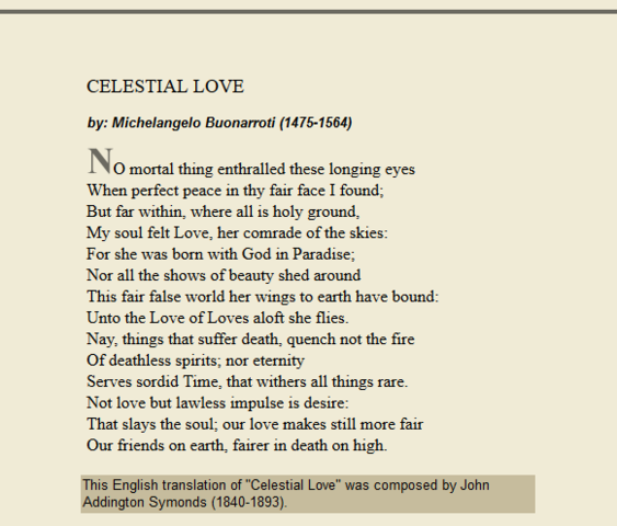 Celestial Love