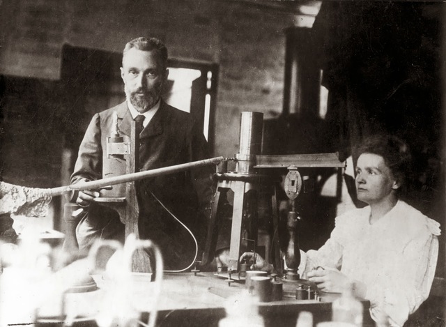 Marie Curie y su esposo
