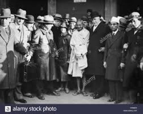 1931 PACTO DE GANDI EN LA INDIA