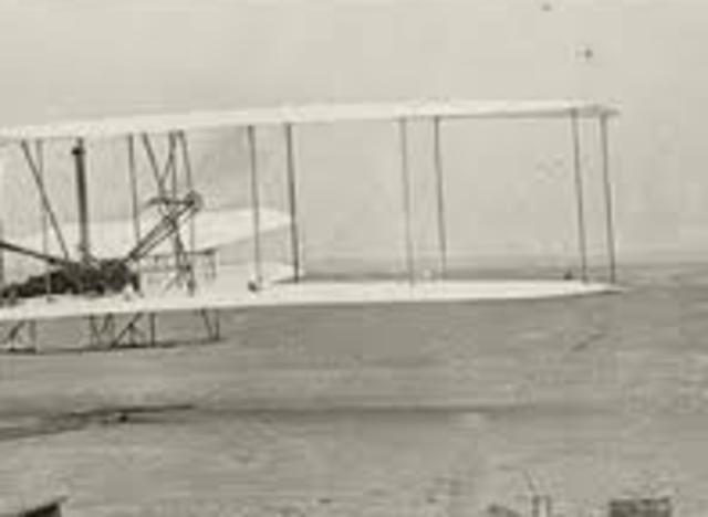 The invention of the airplane