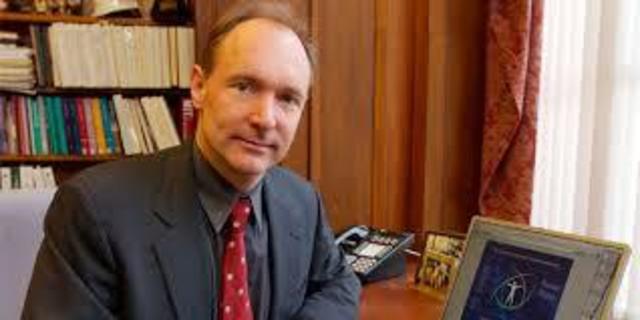 1990 Primera página Web Berners-Lee