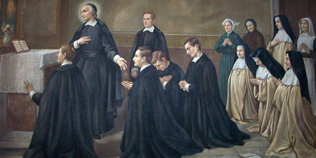 Entra al oratorio fundado por el cardenal Pedro de Berulle